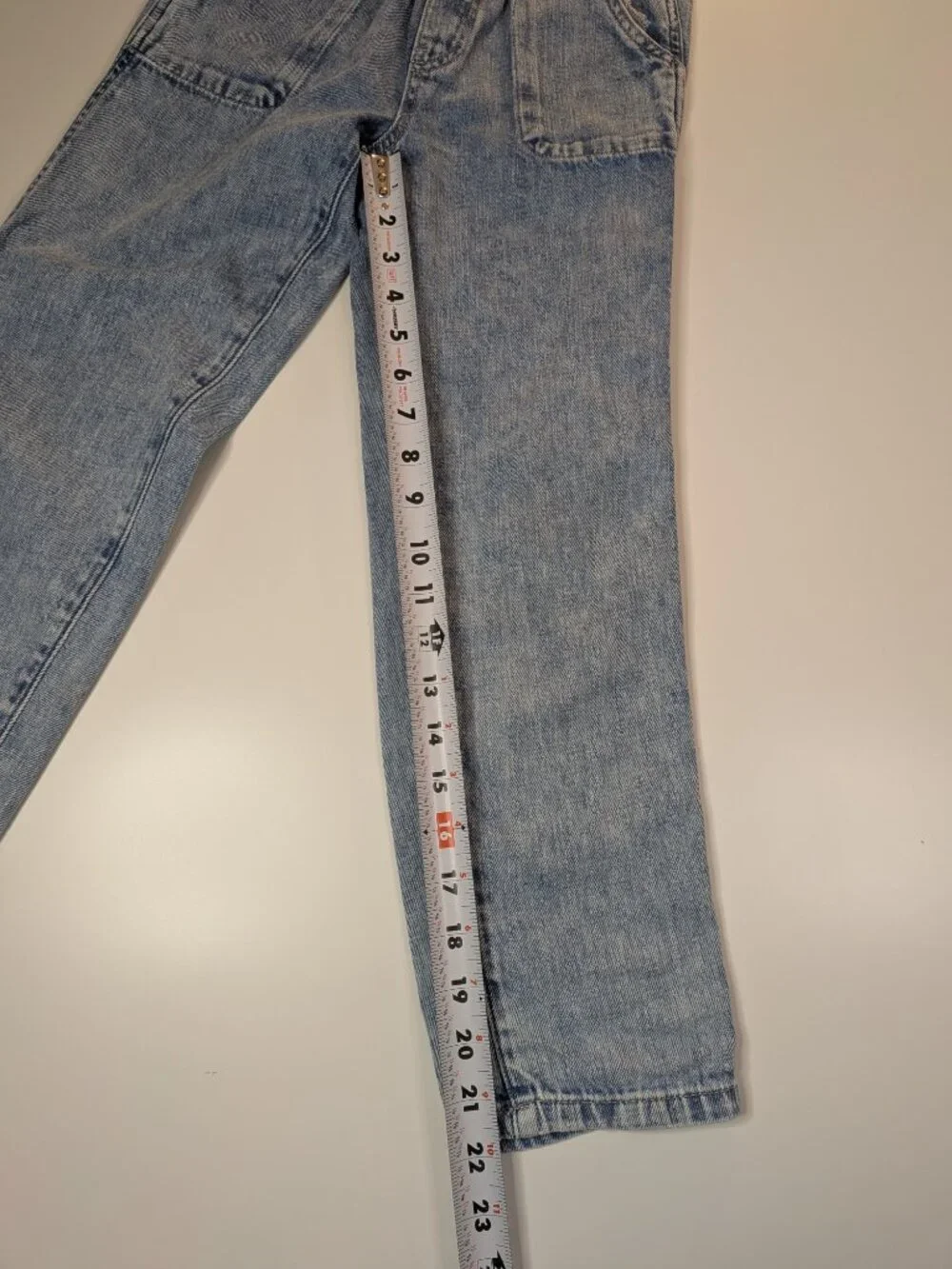 Gap Girls Easy Pull-On Jeans Size 10 Light Wash Relaxed Baggy Denim